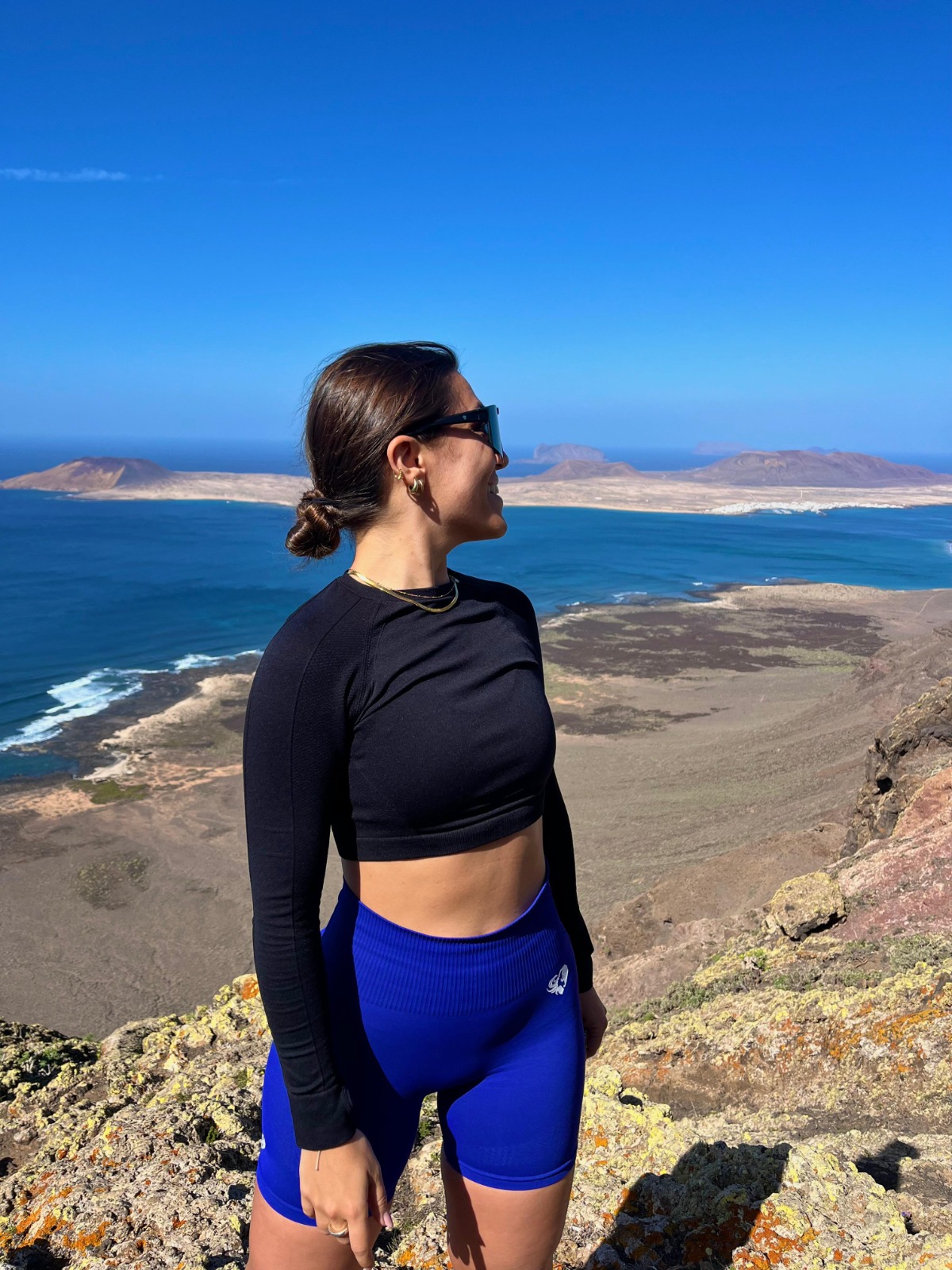 María Sancha practicando deporte