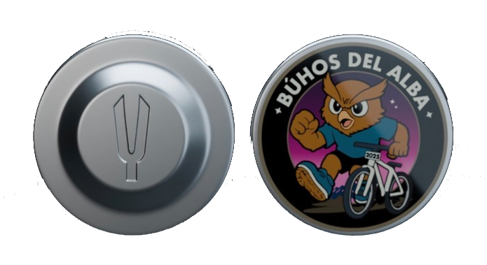 Imperdibles magnéticos personalizados de Búhos del Alba